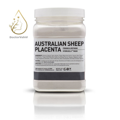 ماسک  صورت لاتکسی هیدروژلی (هیدرودرمی) پلاسنت گوسفند استرالیایی - آبرسان، سفت کننده، بهبود پوست